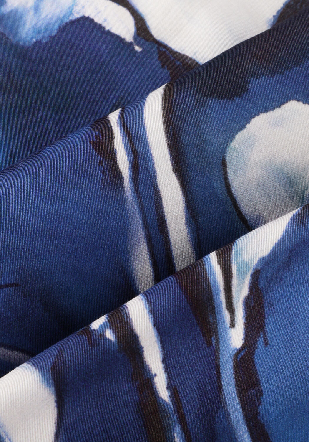 Blauwe CAROLINE BISS Wijde broek 1583 - large