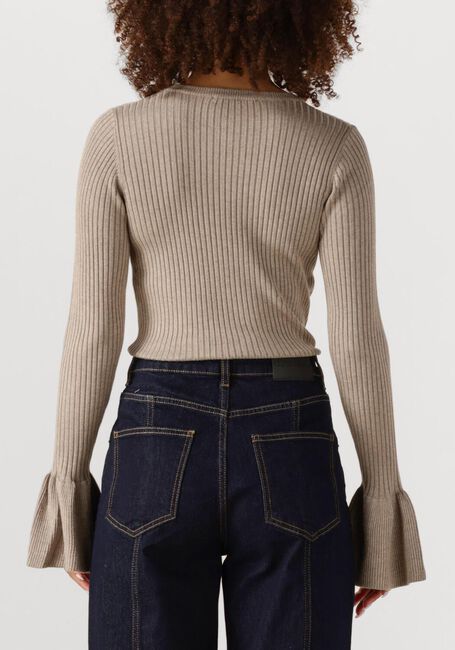 Beige CO'COUTURE Top BALIN WIDE CUFF KNIT - large