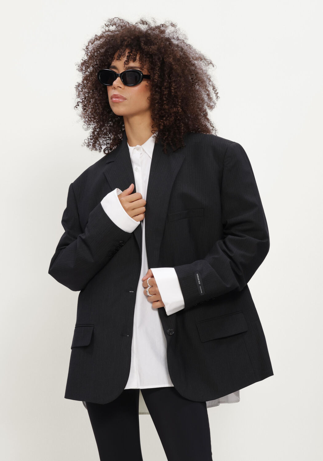 Grijze HERSKIND Blazers RUI OVERSIZED BLAZER - large