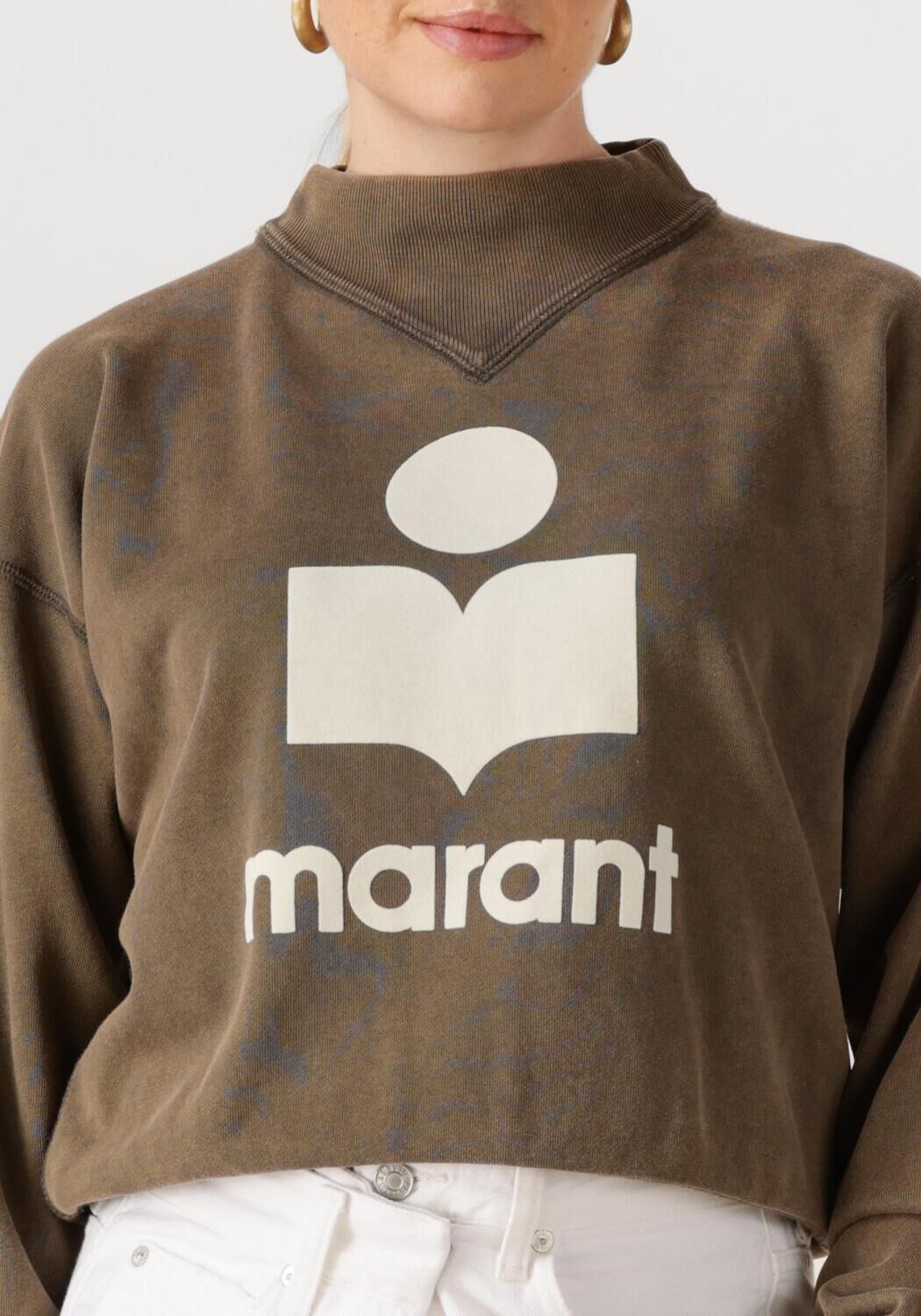 Bronskleurig MARANT ETOILE Sweater MOBY-GA 25ASW0003FA - large