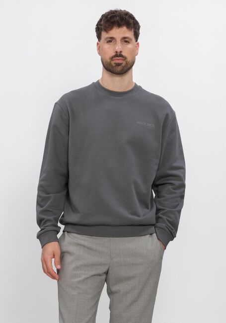 Groene WOOLRICH Sweater MACRO LOGO CREWNECK - large