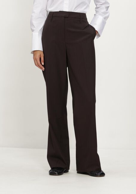 Bruine HERSKIND Broeken IVANO MID WAIST PANTS - large