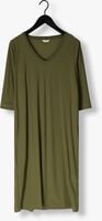 Groene PENN & INK Midi jurk DRESS KHAKI Groene PENN & INK Midi jurk DRESS KHAKI - medium