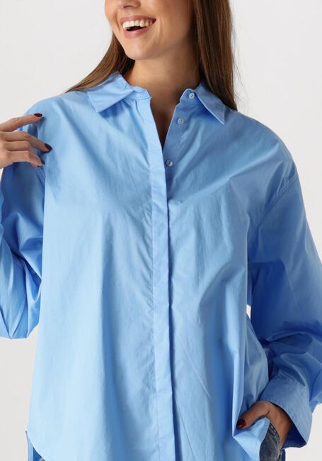 Blauwe COPENHAGEN MUSE Blouses CMPOPLIN-SHIRT - large