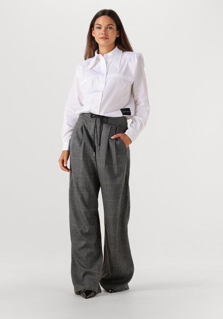 Witte HAUTE L'AMITI&Eacute; Blouses POPLIN ROLOU SHIRT - large