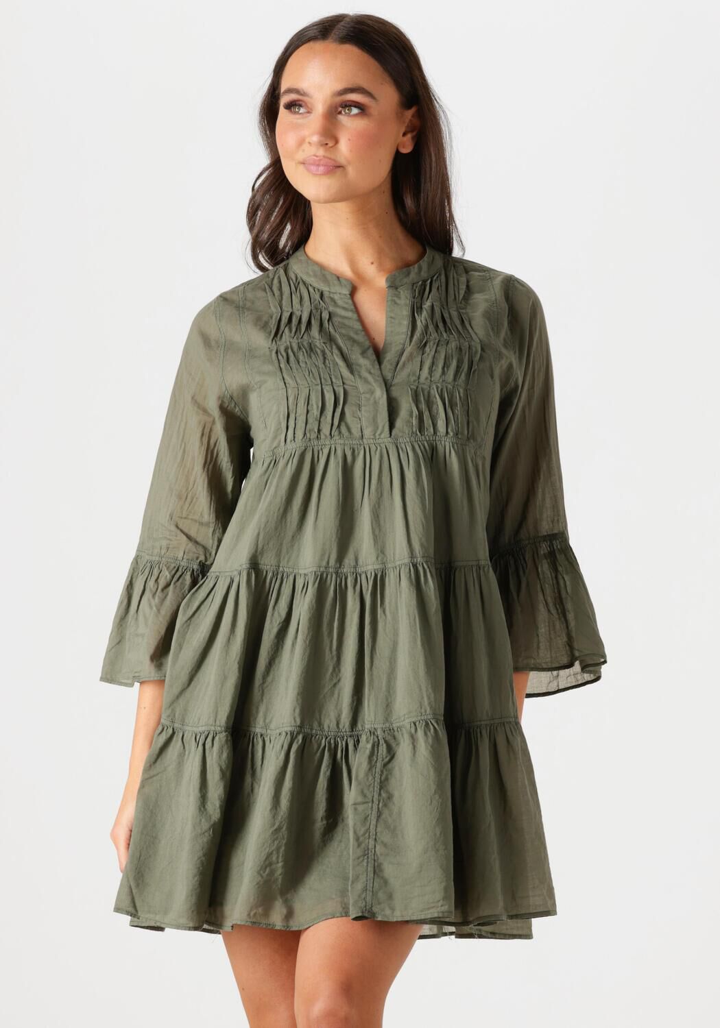 Devotion Mini Jurk Dames Neon, Maat: L, Kleur: Groen