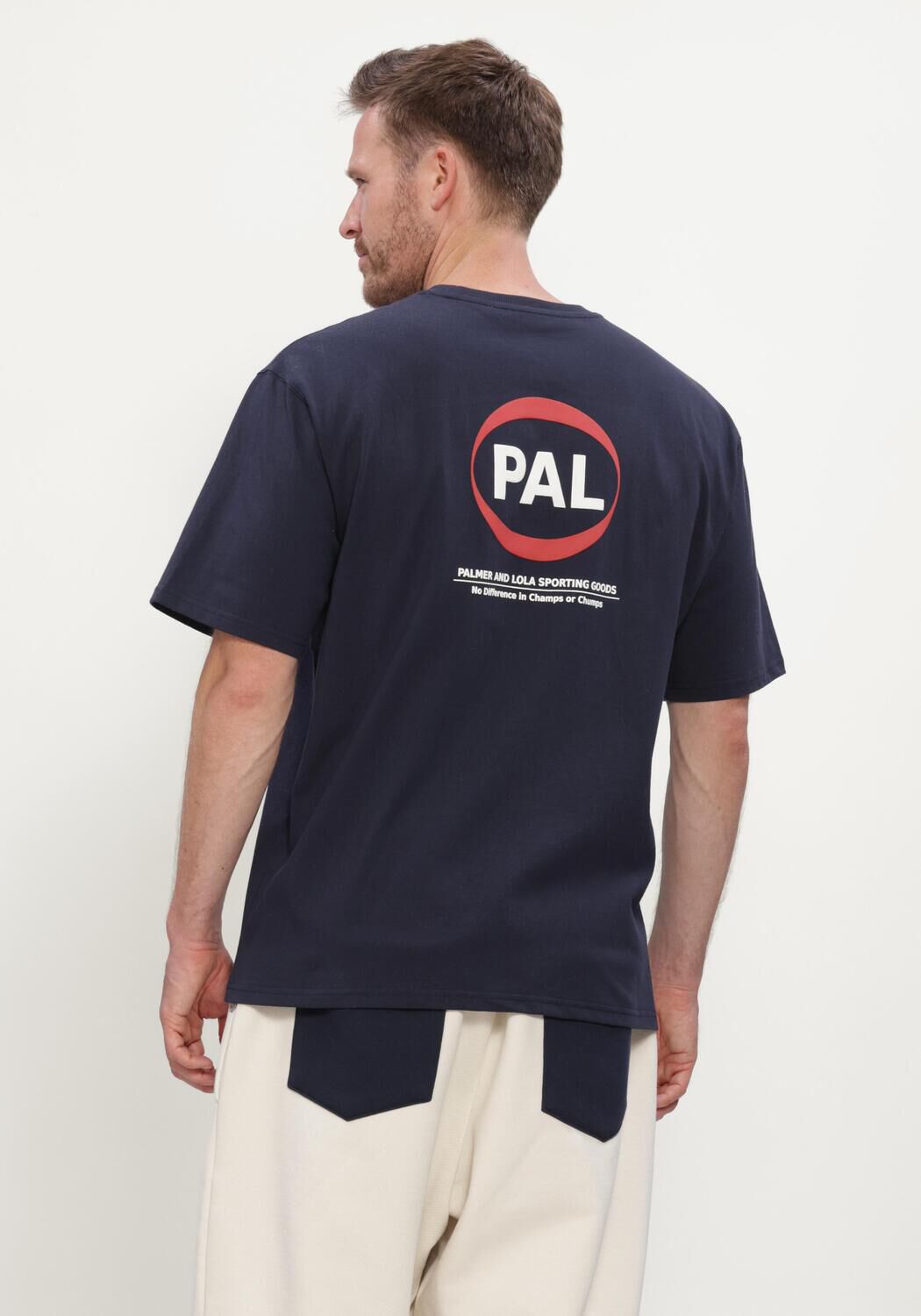 Donkerblauwe PAL Sporting Goods T-shirt PRE GAME T-SHIRT - large