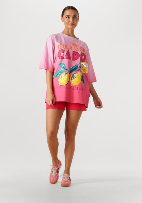 Roze GOLDBERGH T-shirt LOREDANA SHORT SLEEVE TOP - large