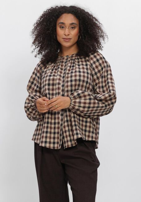 Bruine AIMEE THE LABEL Blouses PEERW6 BLOUSE - large
