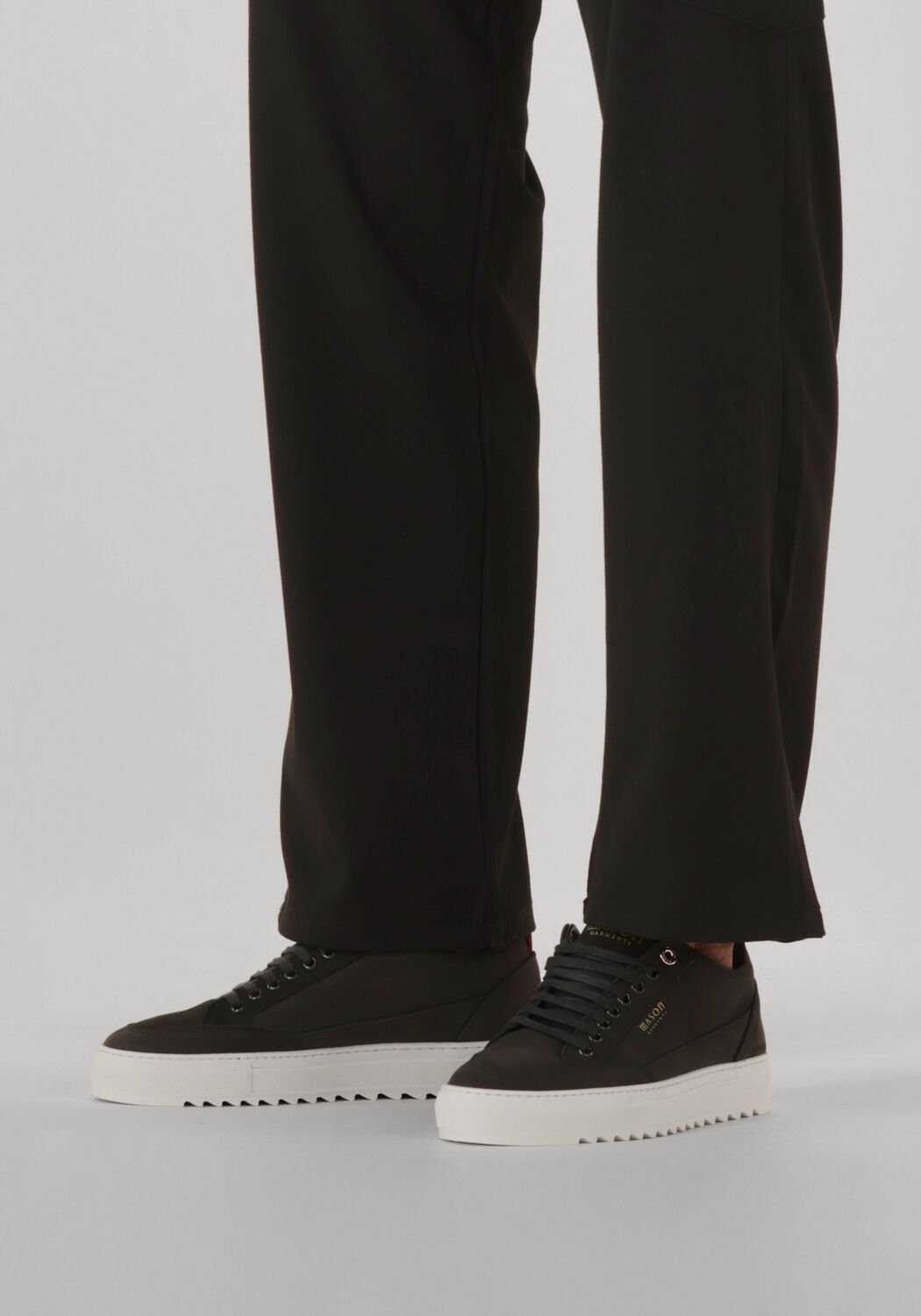 Zwarte Mason Garments Lage sneakers TIA NABUK - large