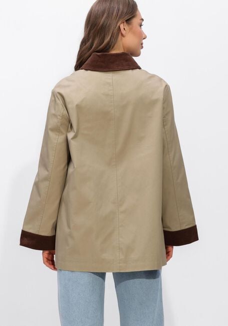 Beige STUDIO AR Trenchcoats FIORA COTTON TWILL - large