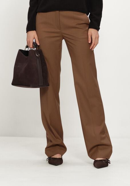 Bruine LUISA CERANO Broeken FLARED-PANTS AUS WOLL-MIX - large