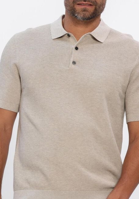 Beige PROFUOMO Polo POLO SS AERO EASE WAFFLE STRUCTURE - large