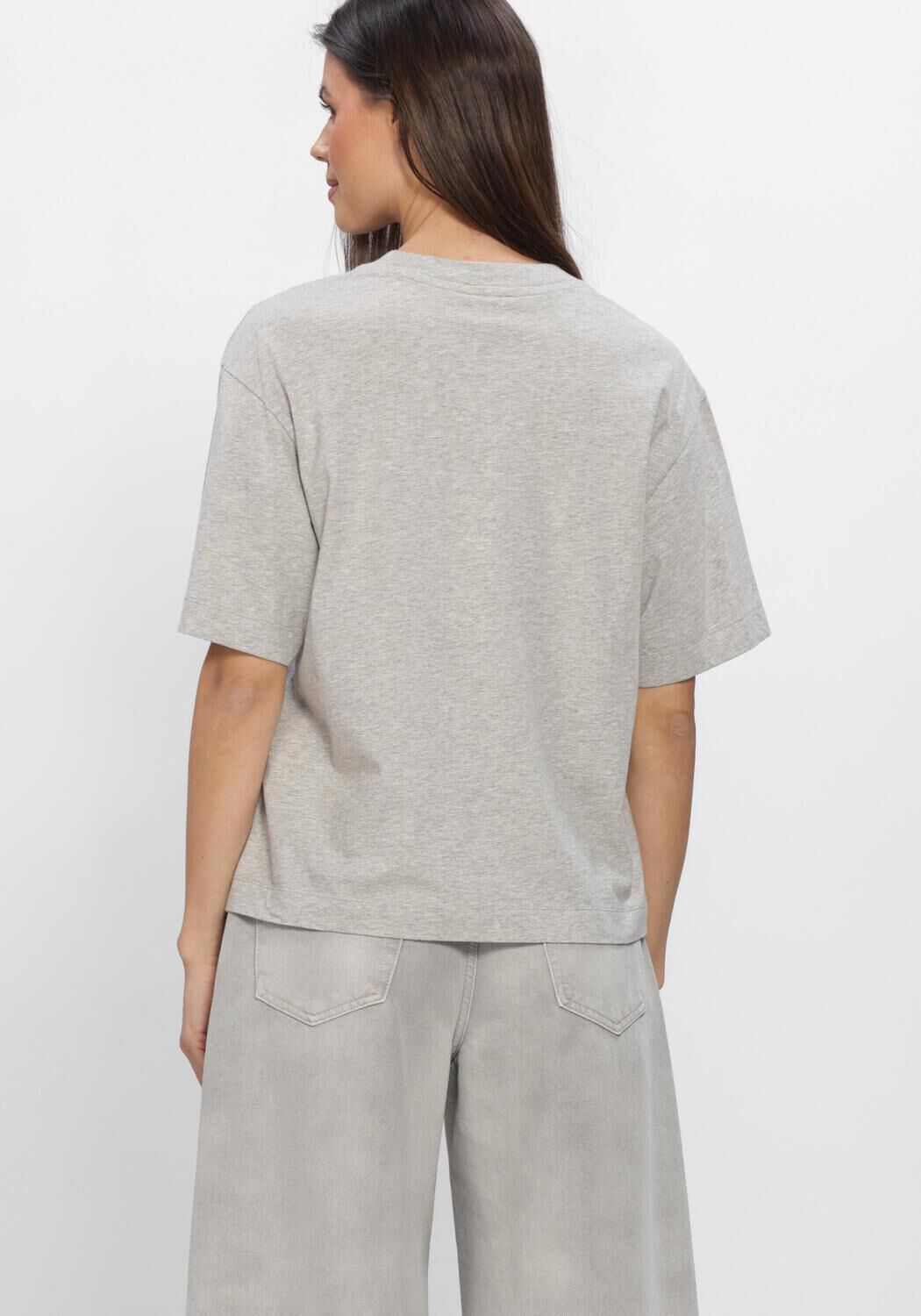 Grijze CLOSED T-shirt RELAXED T SHIRT - large