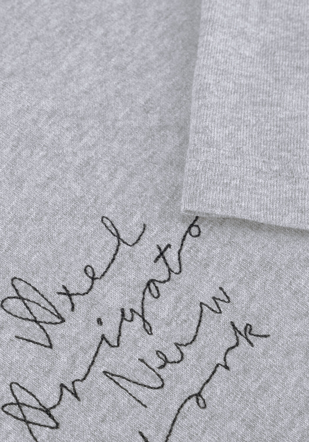 Grijze AXEL ARIGATO T-shirt NEW YORK CITY T-SHIRT - large