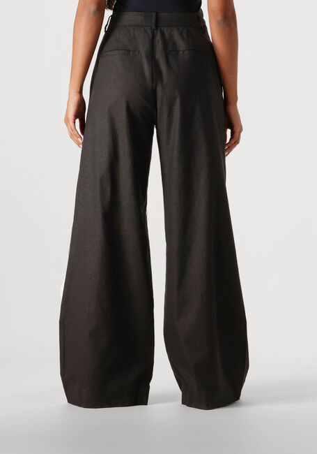 Zwarte GESTUZ Pantalon ELARAHGZ LINEN HW PANTS - large