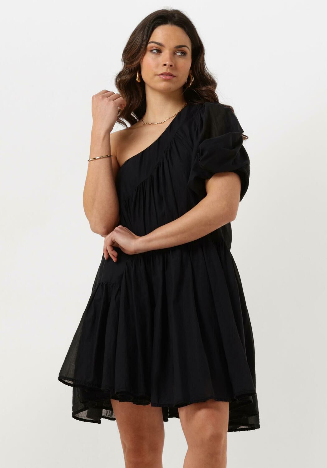 Devotion Mini Jurk Dames Gloria, Maat: XS, Kleur: Zwart