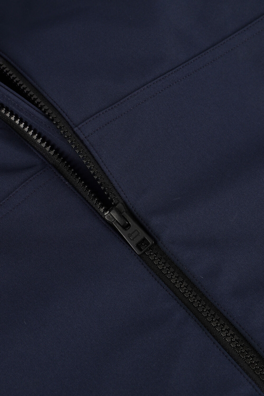 Donkerblauwe WOOLRICH Jack SOFTSHELL FULL ZIP HOODIE - large