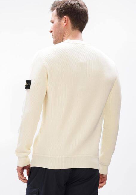 Ecru STONE ISLAND Trui CREW NECK S00D8 - large