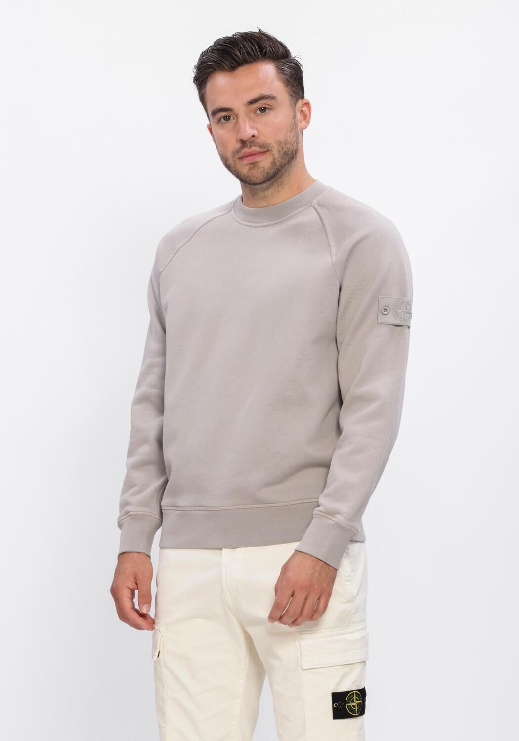 Grijze STONE ISLAND Sweater SWEATSHIRT S00F6 - large