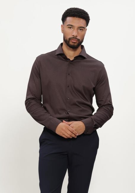 Bruine DESOTO LUXURY Casual overhemd LUXURY HAI 1/1 - large