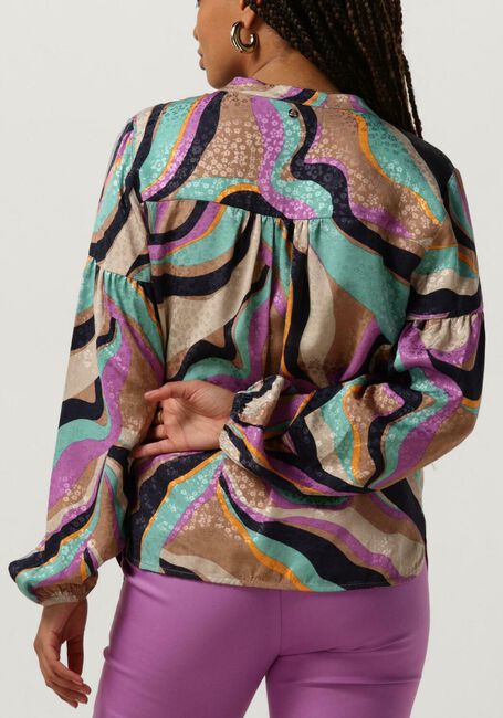 Paarse MOS MOSH Blouses NENA ONDA BLOUSE - large