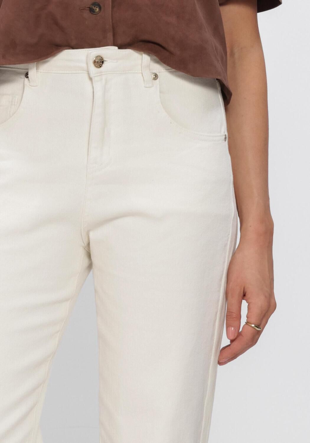 Witte JANICE Broeken BAILEY - large