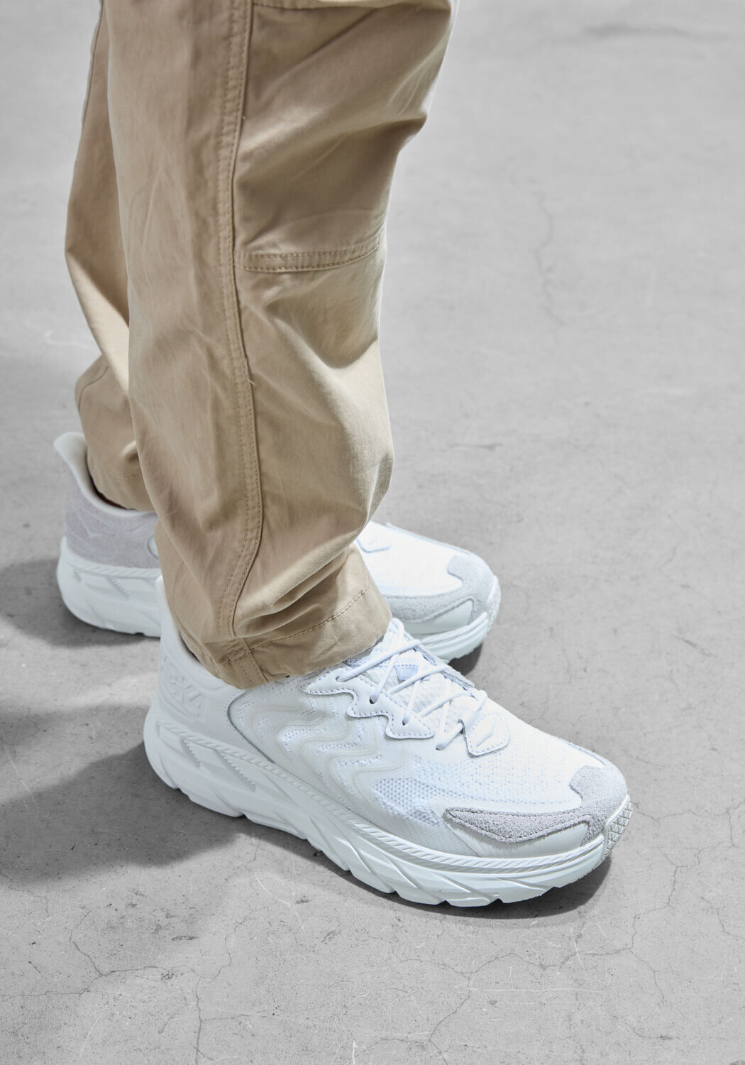 Witte HOKA Sneakers CLIFTON LS - medium