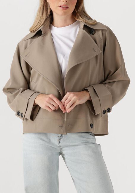 Beige SECOND FEMALE Trenchcoats SILVIE TRENCH JACKET - large