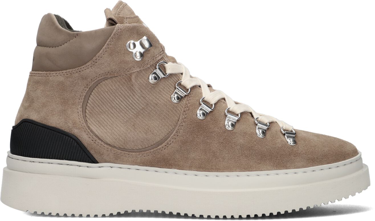 Nubikk Hoge Sneakers Heren Jonah Aztec, Maat: 41, Materiaal: Suède, Kleur: Taupe