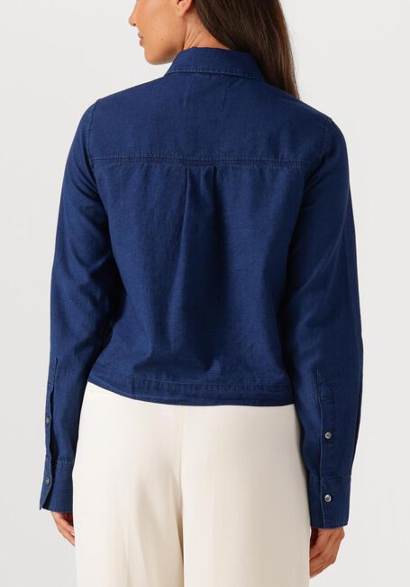 Donkerblauwe CLOSED Blouses CROPPED CLASSIC SHIRT - large