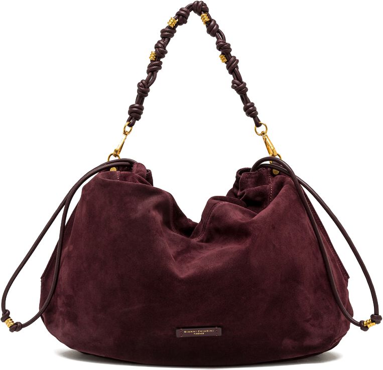 Gianni Chiarini Gianni Chiarini Schoudertas Dames Morgana / Bs 12260, Materiaal: Suède, Kleur: Bordeaux