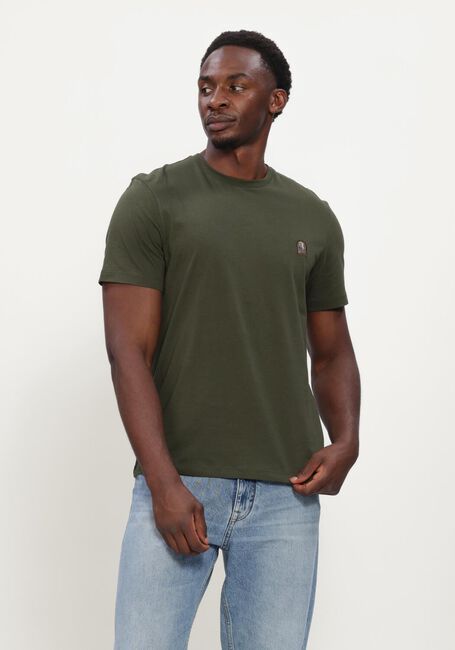 Donkergroene PARAJUMPERS T-shirt PATCH TEE - large