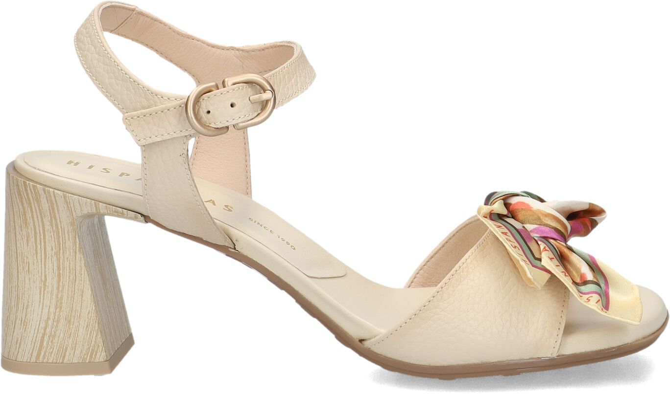 Hispanitas Sandalen met Hak Dames Hv264868, Maat: 38, Materiaal: Leer, Kleur: Beige afbeelding