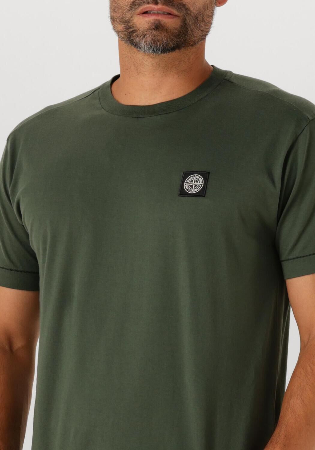 Groene STONE ISLAND T-shirt SS T SHIRT - large