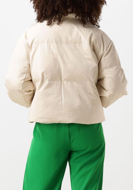 Beige CO'COUTURE Gewatteerde jas FROSTY CROP PURR JACKET - large