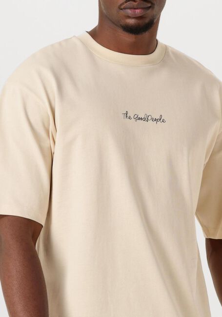 Beige THE GOODPEOPLE T-shirt TCULT - large
