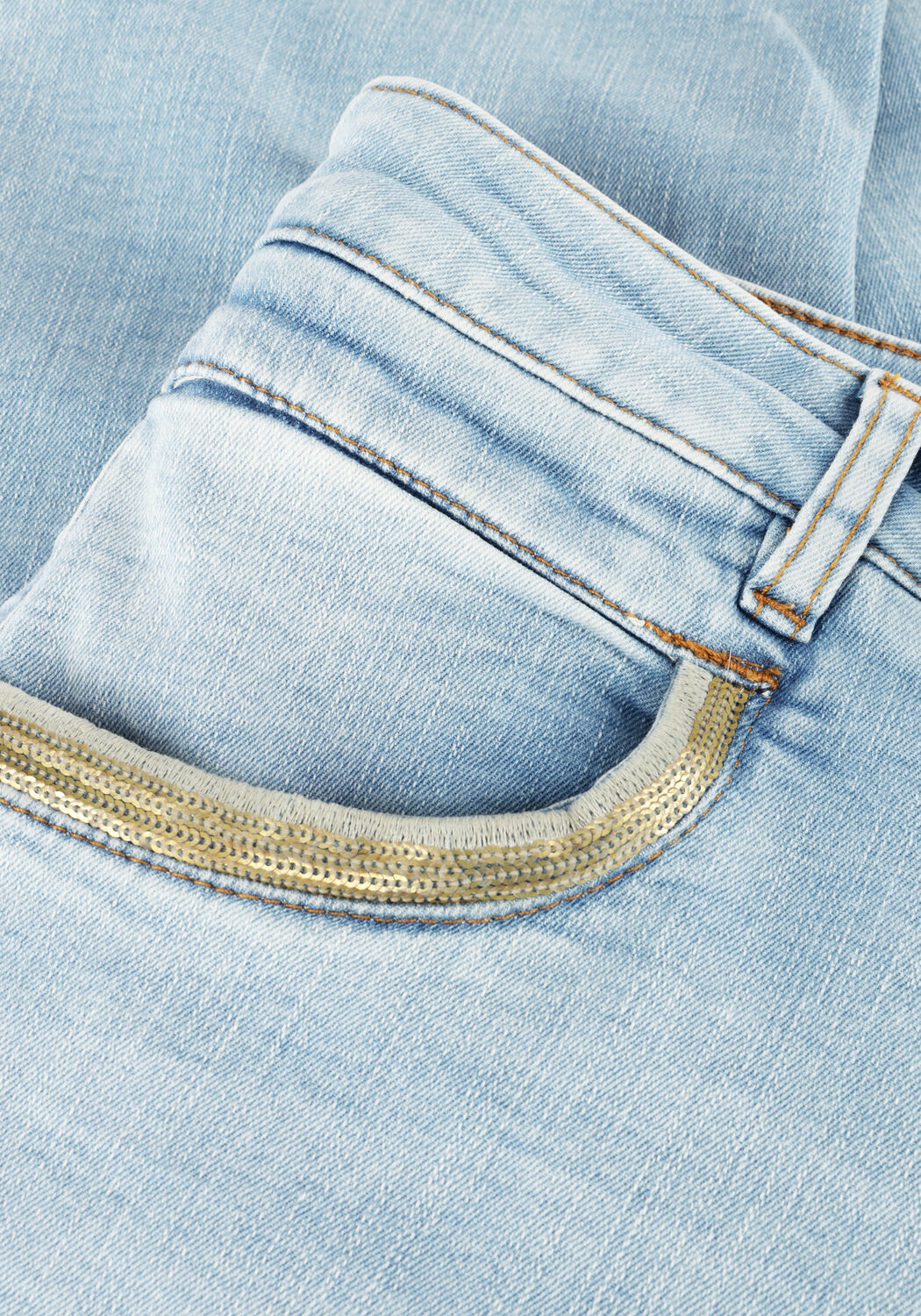 Lichtblauwe MOS MOSH Slim fit jeans MMNAOMI LIGHT PERLA JEANS - large