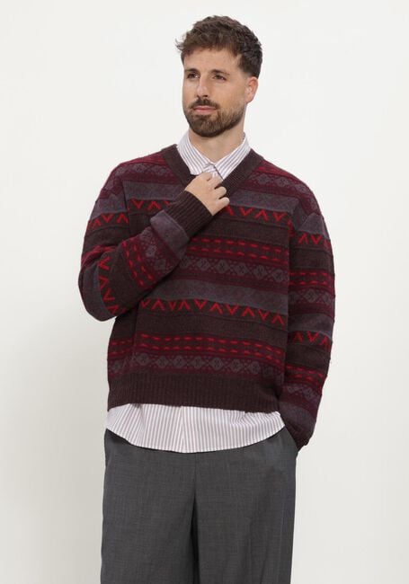 Bordeaux NN.07 Trui TOBIAS V-NECK 60004 - large