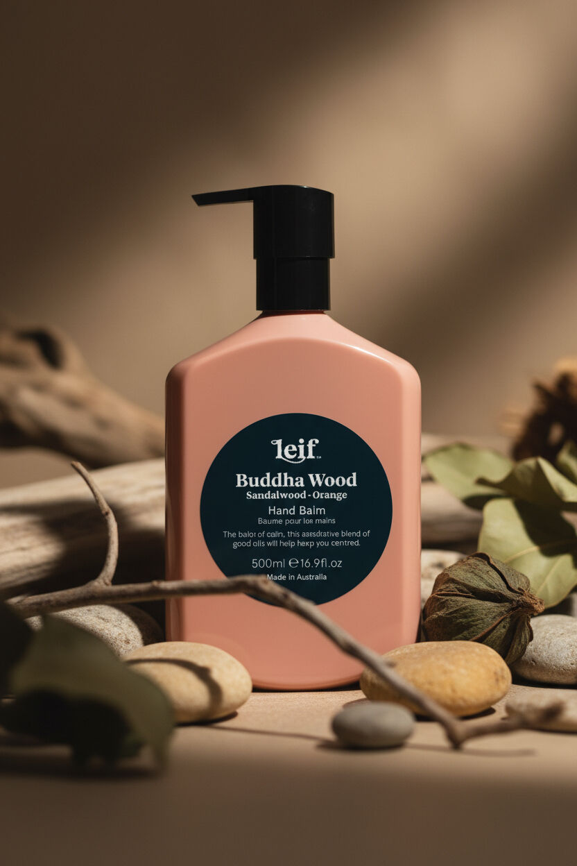 LEIF Handverzorging BUDDHA WOOD HAND BALM 500ML - large