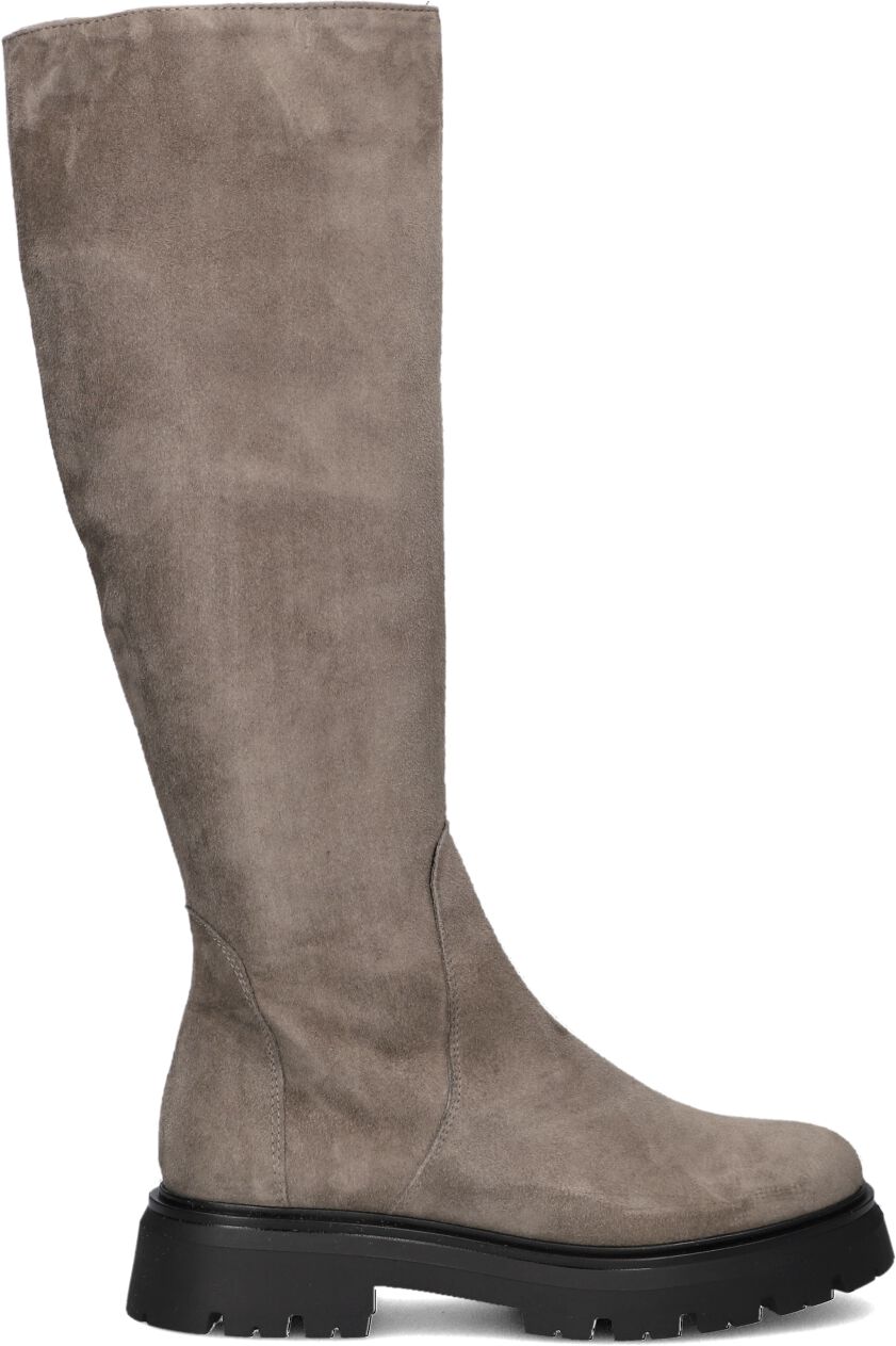 Stefano Lauran Hoge Laarzen Dames S3300, Maat: 39, Materiaal: Suède, Kleur: Taupe