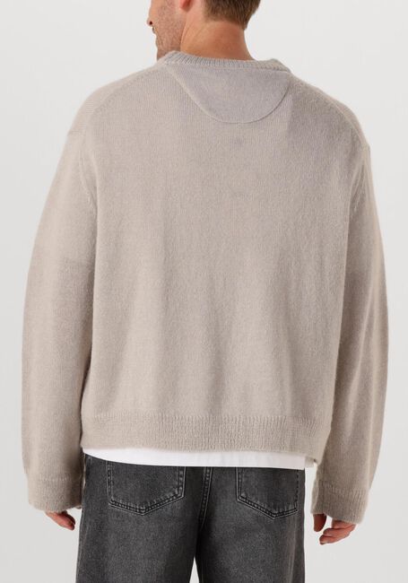 Beige BRAM'S FRUIT Trui GARDEN HOSE KNIT CREWNECK - large