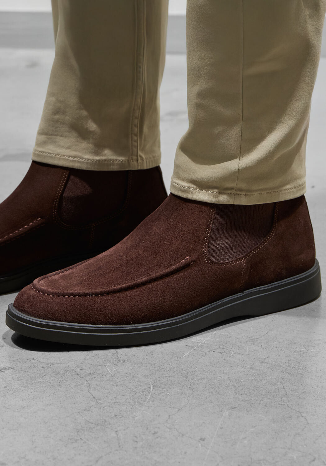 Bruine STEFANO LAURAN Chelsea boots 24859 - large