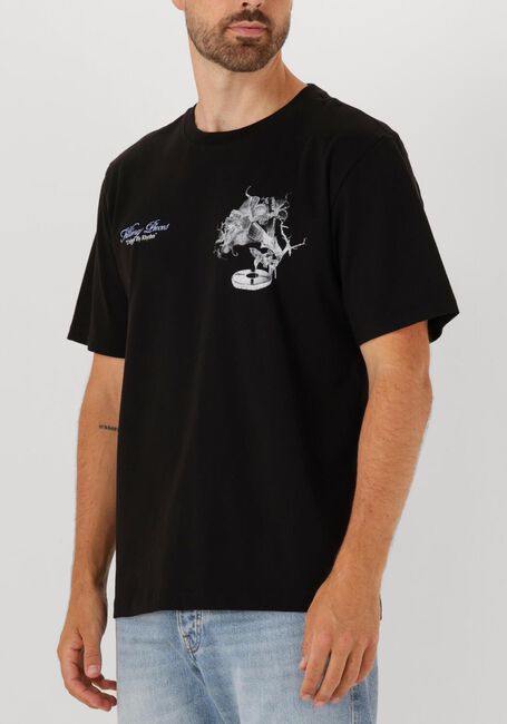 Zwarte FILLING PIECES T-shirt T-SHIRT GRAMMOPHONE - large