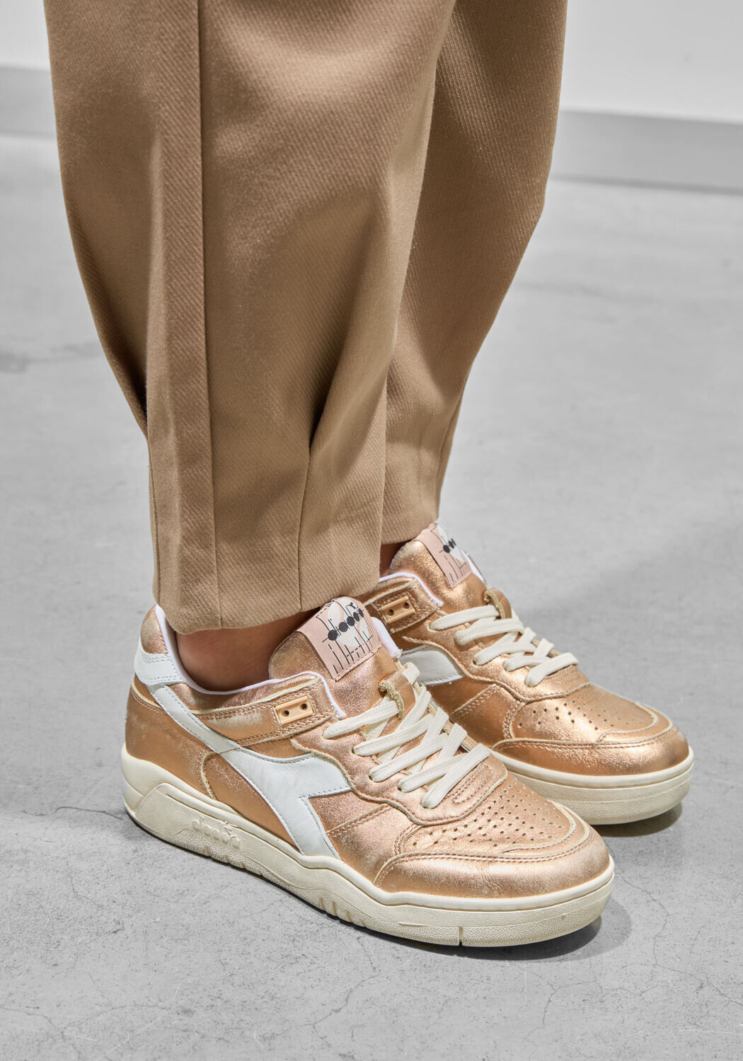 Roze DIADORA HERITAGE Lage sneakers B.560 METAL WN - medium