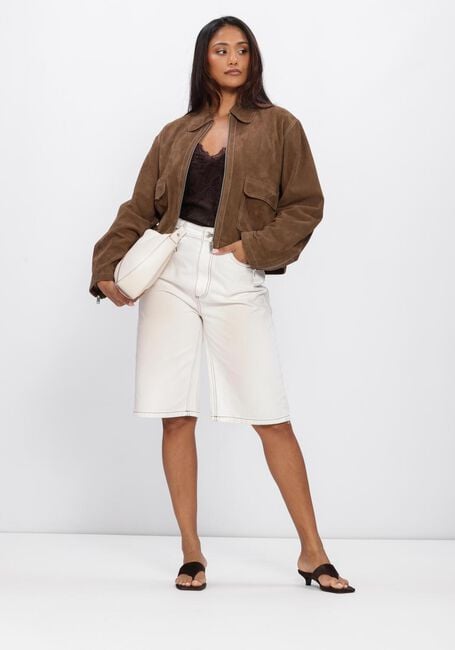 Witte HERSKIND Tops & T-shirts EMILY DENIM SHORTS - large