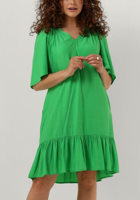 Groene CO'COUTURE Mini jurk SUNRISE FLO CROP DRESS - large