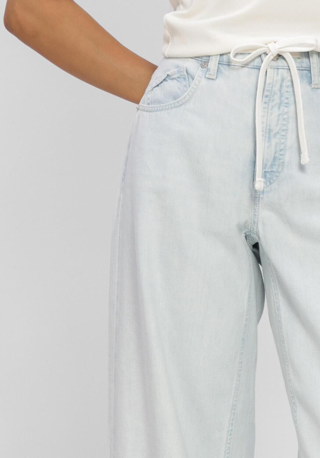 Blauwe CAMBIO Mom jeans BAGGY - large