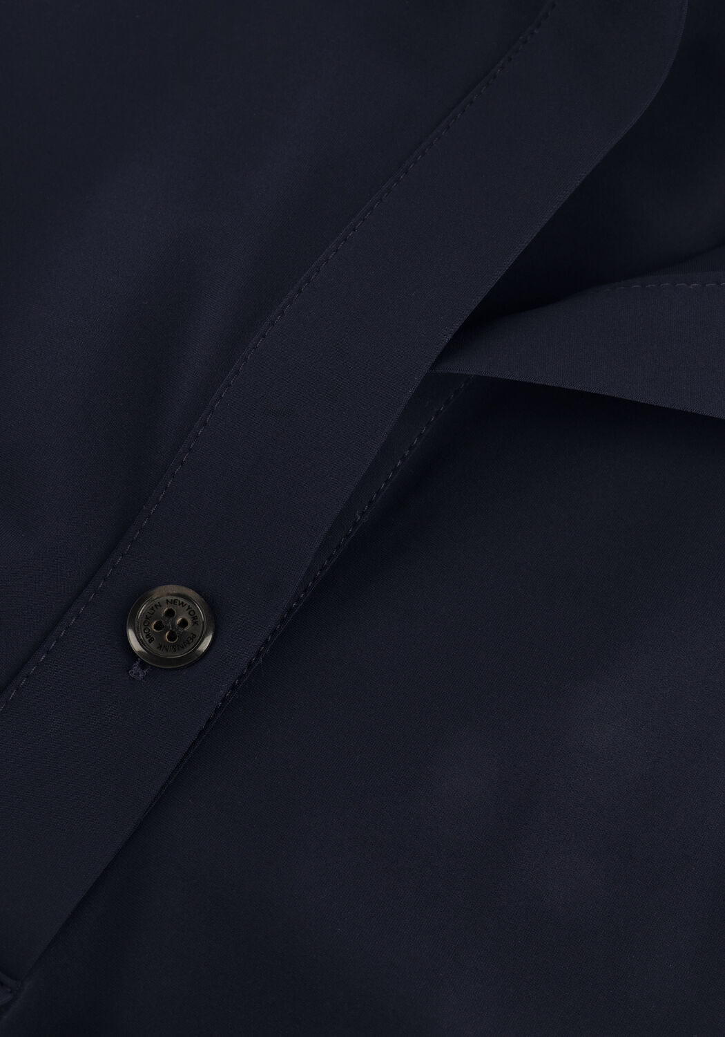 Blauwe PENN & INK Midi jurk DRESS - large