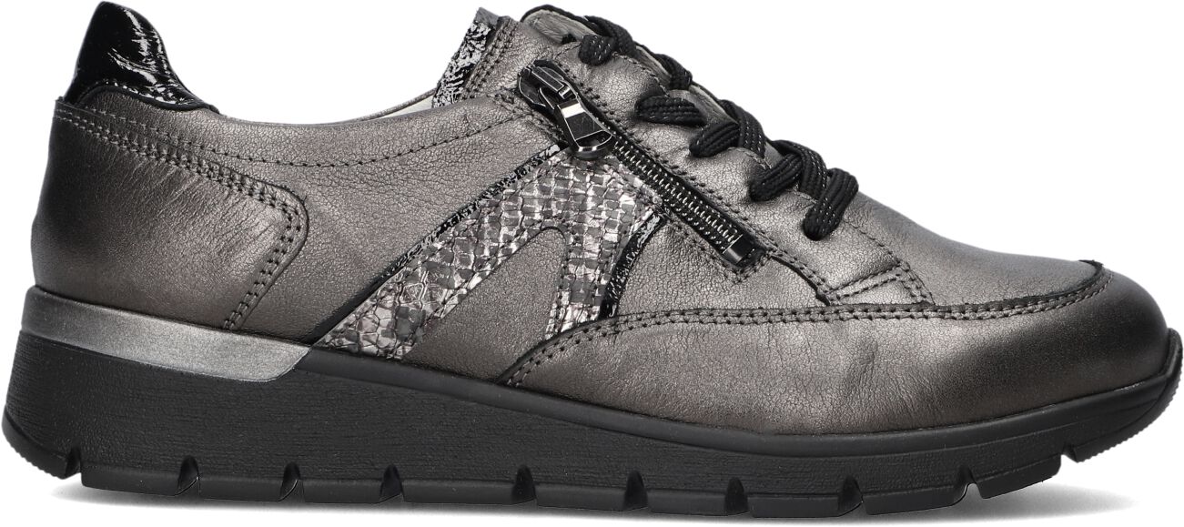 Waldläufer Lage Sneakers Dames 626001, Maat: 38,5, Materiaal: Leer, Kleur: Grijs